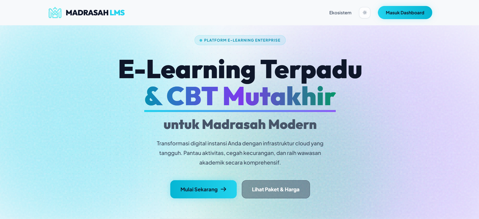 Elearning LMS Madrasah Sumbar